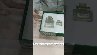 Customized Perfume Gift Box With PVC Window #perfumebox #perfumepackaging #giftbox #custombox