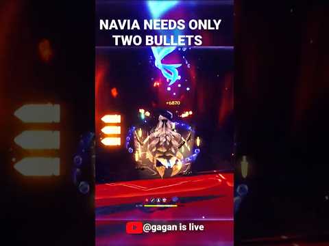 NAVIA NEEDS ONLY TWO BULLETS 🗿 #viral #genshinimpact #trendingshorts #hoyocreators