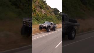 Trophy Truck goes OFFROAD on the Streets of LA #truck #offroad #crazy #drive