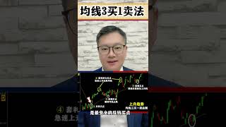 均线3买1卖法，股票买卖经典知识！#均线 #股票买卖