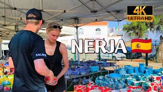 🔥 Visit the NERJA Flea Market, Malaga, Spain 🇪🇦 COSTA DEL SOL 🌞 4K