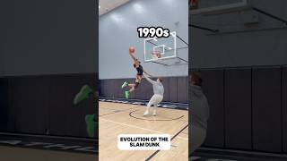 The evolution of the slam dunk