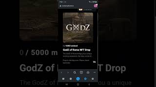 NFT Minting on Mobile | GodZ of Rome