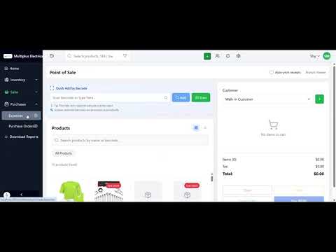 Inventory system with Point of Sale with free source code using nextjs