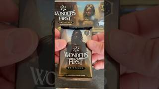 How to open a Wonders of the First pack #wondersccg #ccg #tcg