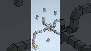 Autodesk Inventor 2024: Ventilation System Design Tutorial #reels  #shorts #youtube  #youtubeshorts