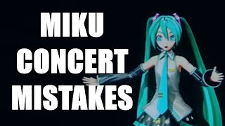 Hatsune Miku Concert MISTAKES