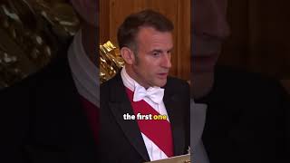 Macron makes Brexit swipe during state banquet speech