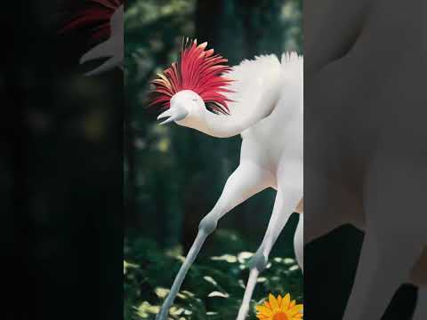 Chú Sếu kỳ lạ ghê - Buồn cười quá (The Crane is so strange - So funny) #funny #animal #dongvat