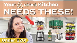 Top 10 Kitchen Amenities for Your Airbnb (Under $20)