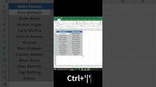 Time Saving Hacks in Excel|#shorts #shortfeed #short #msexceltutorials #excelshortcuts