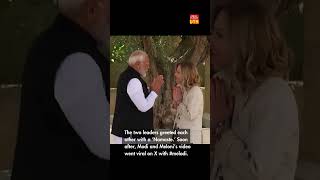 PM Modi meets Giorgia Meloni: Internet swoons over #Melodi reunion at G7 Summit in Italy | SoSouth