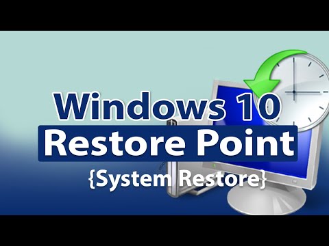 Restore Point for Windows 10 (System Restore)