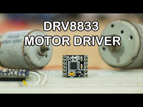 How to control DC motor using DRV8833