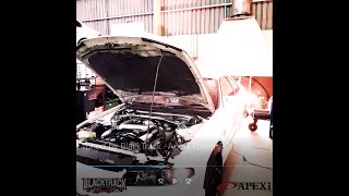 🔥🔥🔥Flaming R33 skyline making 421Hp tuned by Blacktrack Performance