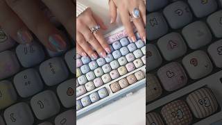 It’s the cute blue keycaps again! 🩵 details in description