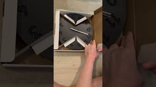 Unboxing Ikea Tunnis Wall Clock #ikea #tunnis #clock #unboxing