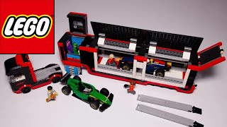 Lego City 60445 F1 Truck with RB20 & AMR24 F1 Cars Speed Buid