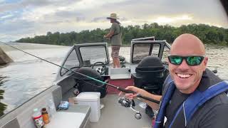 Fishing Below a BIG Spillway for River Monsters!