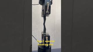 Type C upper material breaking test #utm #upperbreaking#bis15844#testingequipment#tester
