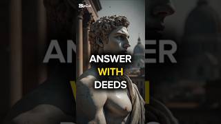 Answer With Deeds -- Stoic Power in action | Stoicism #stoicism #shorts #stoic #marcusaurelius