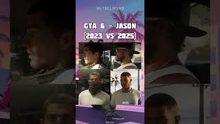 GTA 6 Jason 2023 vs 2025 #gta #shorts