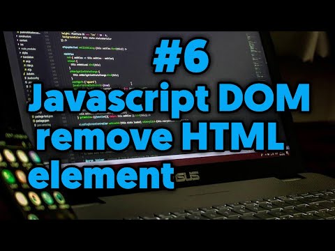 Javascript Dom - How to remove HTML element