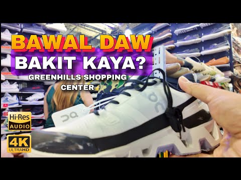 BAWAL DAW BAKIT KAYA? GREENHILLS Shopping Center 🇵🇭 | 4K Food and Walk Tour |