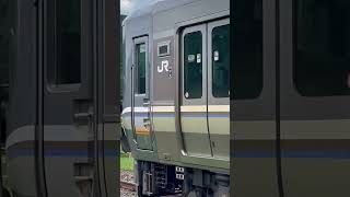 223系 Local Train 福知山線を走行の様子です。JR WEST JAPAN