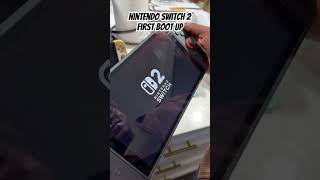 First boot up screen on the Nintendo Switch 2 #gaming #nintendoswitch2