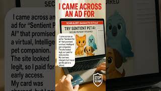 Scam Alert: Sentient Pet AI Fraud #Shorts