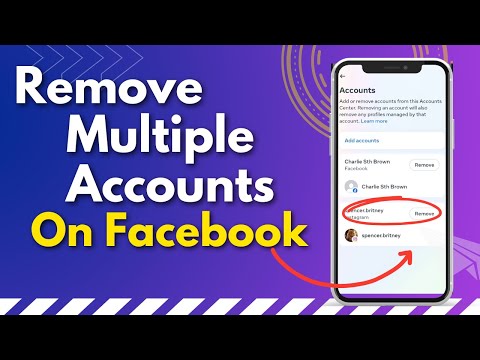 How To Remove Multiple Accounts On Facebook | Remove Facebook Account