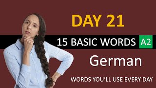 Boost Your German: Learn 15 Daily Words at A2 Level! 🇩🇪✨