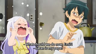 Baby Alas Ramus won't take that Satan is not her Papa 🤭