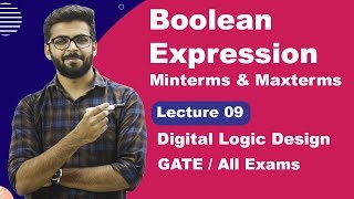 Boolean Expression in Hindi | Minterms and Maxterms in Boolean Algebra in Hindi | DLD GATE Lectures