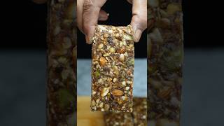 Zero sugar Dryfruits Protein Bar || Healthy Bar || #asmr #shorts