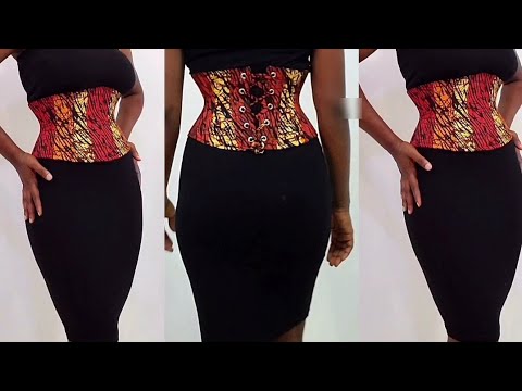 How To Cut And Sew An Underbust Corset ||Easy Tutorial. #corset #corsetmaking #howto
