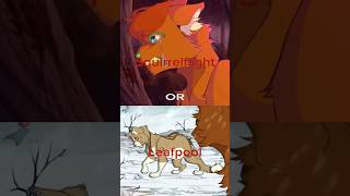 You can only save 1 // Part 2 //Warrior cats edit // Ib: @cinder_editz