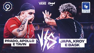 KROY, BASK E JAPA X APOLLO, PRADO E TAVIN | SEMIFINAL | BDA 9 ANOS