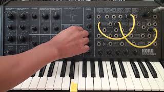 Korg MS-20 something in the sky #korgms20 #2WireChallenge