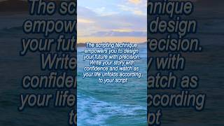 Scripting technique ✍️ #manifest #shortsyoutube #lawofattraction #shortsvideo #scripting