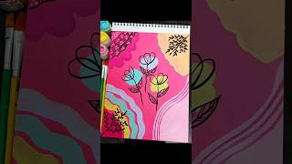 Easy Boho painting🥰#shorts #art #artshorts#youtubeshorts