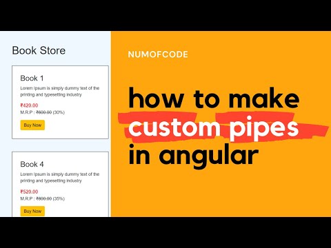 How to create custom pipes in angular 12 | discount pipes | Angular Tutorial