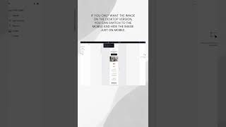 How to hide and unhide an image on desktop and mobile version in Wix Studio