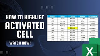 🔥  How To High Light Activated Cell In Excel