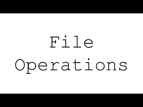 File Operations in Python