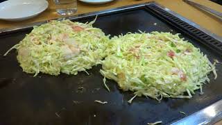 お好み焼き.鶴橋風月千日前店.大阪セット (2016.10.24 )
