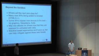 OWASP AppSec 2010: Keynote: Cross-Domain Theft and the Future of Browser Security 4/4