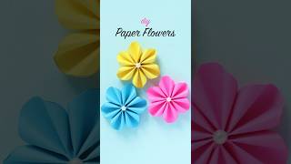 How to Make Tiny Paper Flowers in Seconds | Easy DIY Tutorial #papercrafts #paperflowers #diy