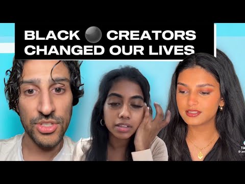 BLACK AMERICAN CREATORS HAVE HELPED US EMBRACE OUR SKIN/ INDIAN AMERICANS SPEAK HIGH THEM #usa